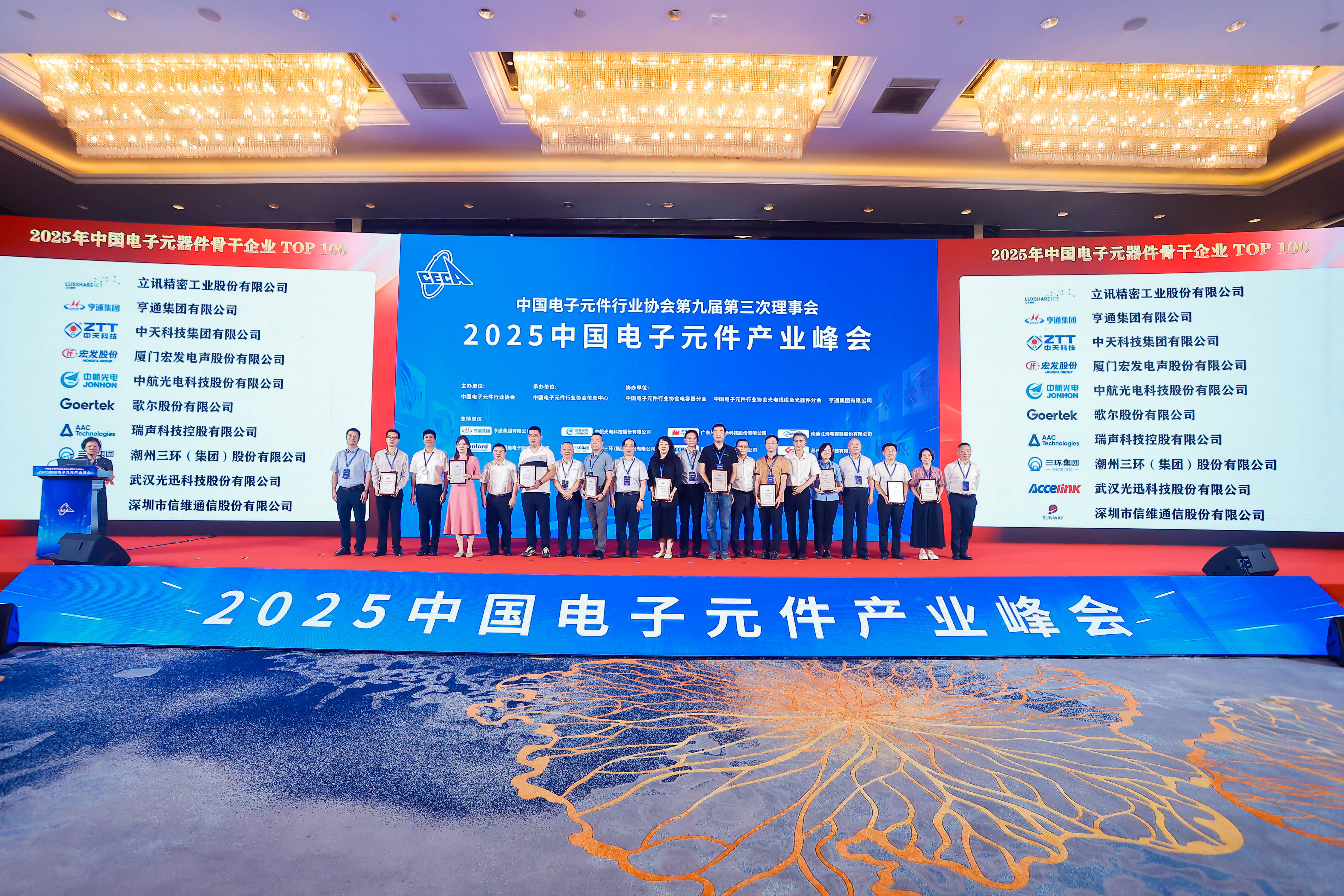 Hongfa Ranks 4th on the “2025 Top 100 Key Chinese Electronic Component Enterprises” List